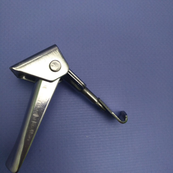 Замок - защелка с регулируемым рычагом, нержавеющая сталь 70*25мм. (L-65-90/нерж)